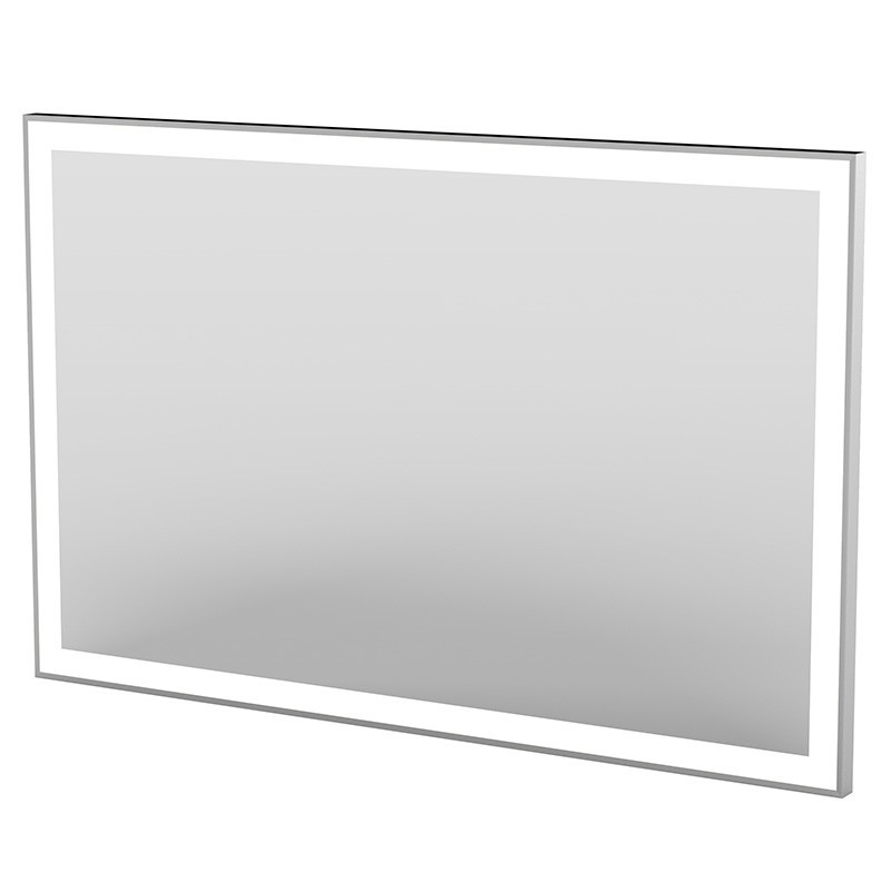 Espejo retroiluminado enmarcado rectangular y sistema niebla 140 x 90cm : 7169 01 11