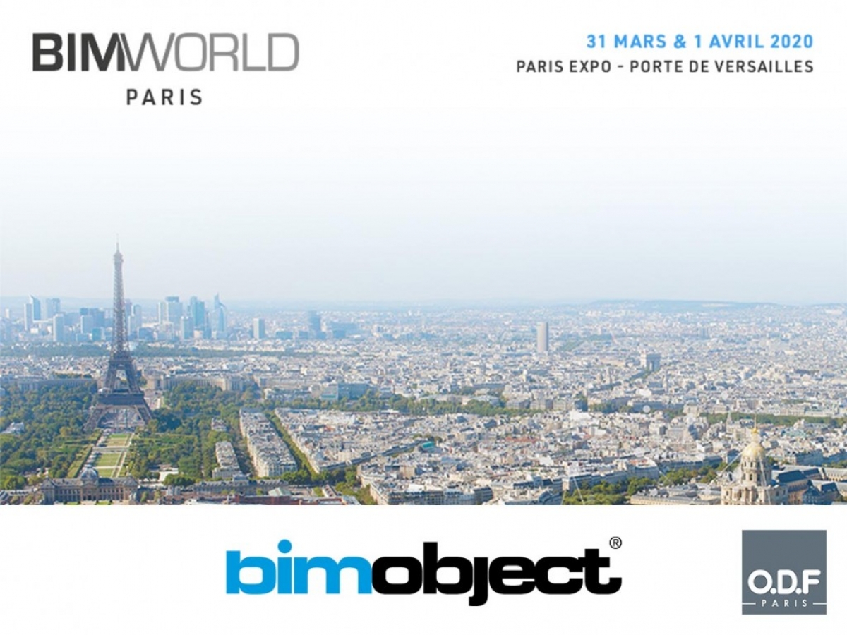 BIM World Paris 2020 - het evenement gewijd aan digitale transitie